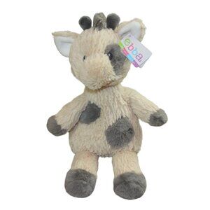 Ebba Geoffrey Giraffe Plush Baby Infant Stuffed Toy Tan Gray Lovey 14" NWT